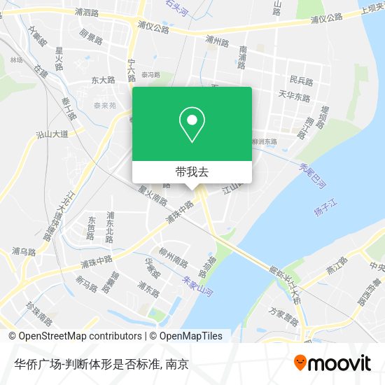 华侨广场-判断体形是否标准地图