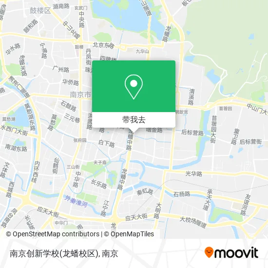 南京创新学校(龙蟠校区)地图