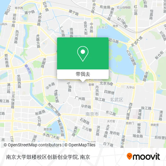 南京大学鼓楼校区创新创业学院地图