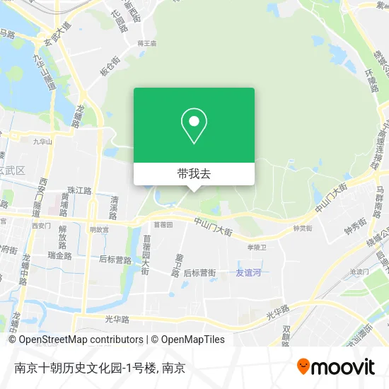 南京十朝历史文化园-1号楼地图