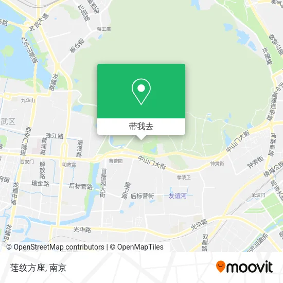 莲纹方座地图