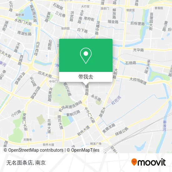 无名面条店地图