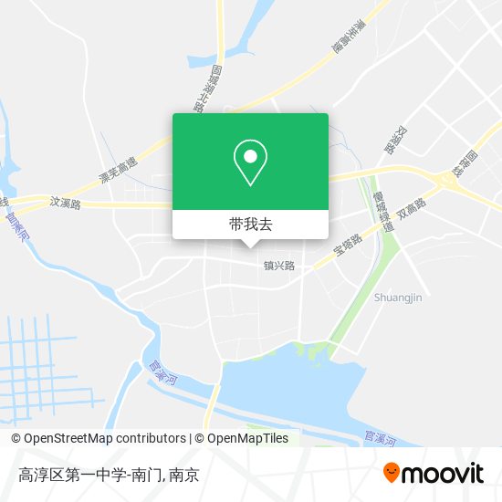 高淳区第一中学-南门地图