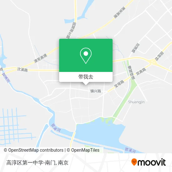高淳区第一中学-南门地图
