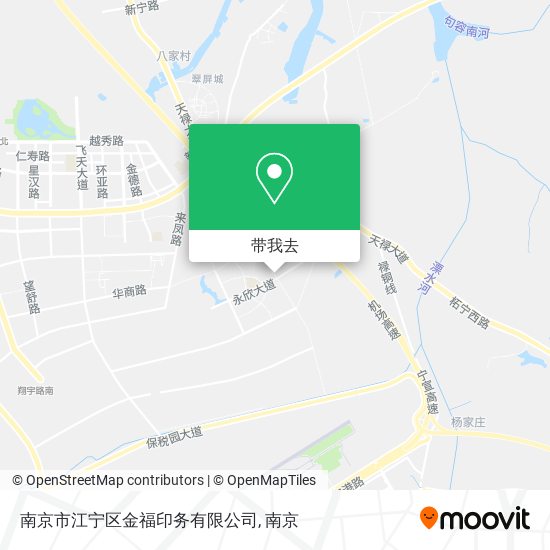 南京市江宁区金福印务有限公司地图