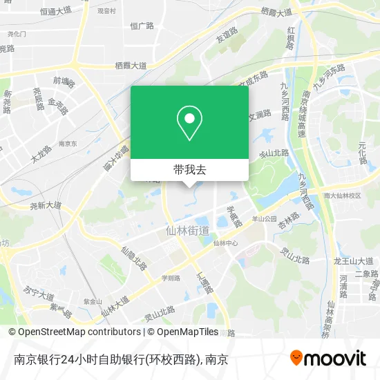 南京银行24小时自助银行(环校西路)地图