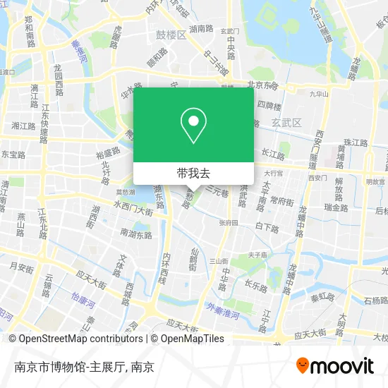 南京市博物馆-主展厅地图