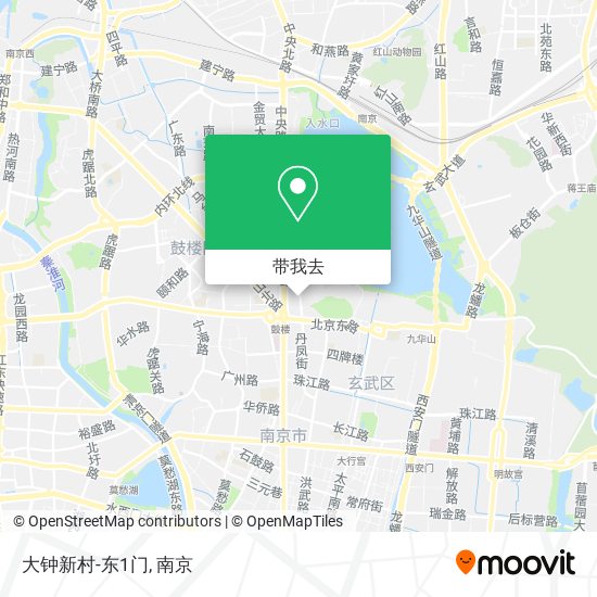 大钟新村-东1门地图