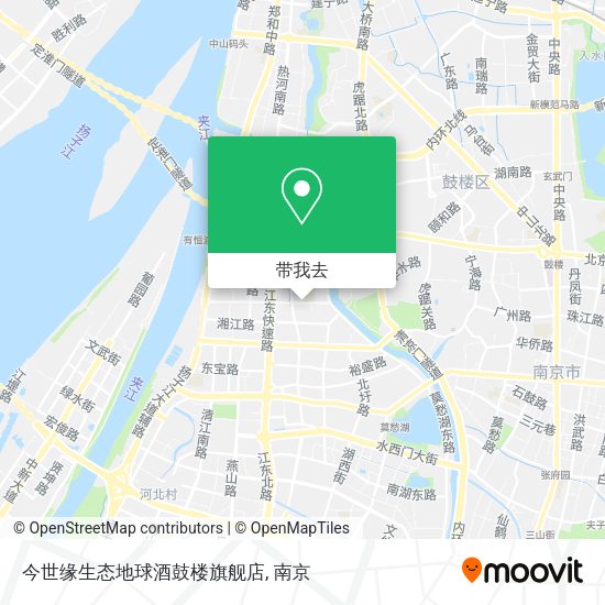 今世缘生态地球酒鼓楼旗舰店地图