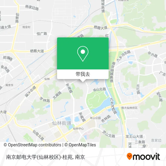 南京邮电大学(仙林校区)-桂苑地图