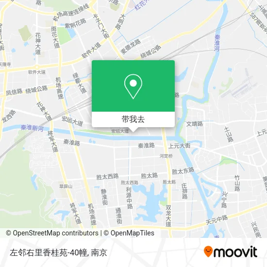 左邻右里香桂苑-40幢地图