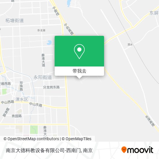 南京大德科教设备有限公司-西南门地图