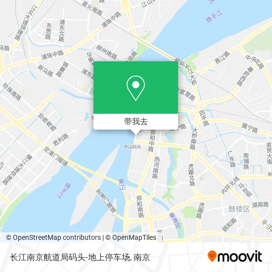 长江南京航道局码头-地上停车场地图