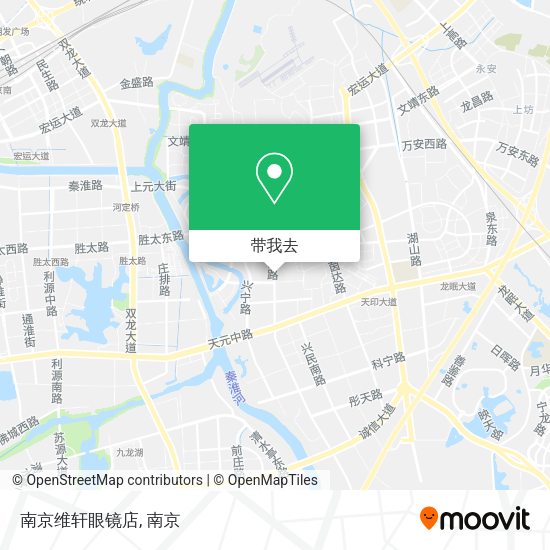 南京维轩眼镜店地图