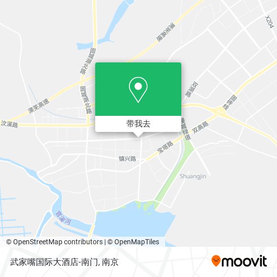 武家嘴国际大酒店-南门地图