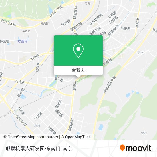 麒麟机器人研发园-东南门地图