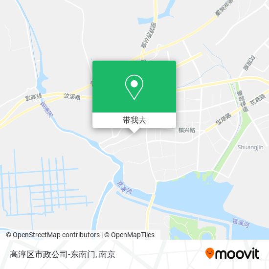 高淳区市政公司-东南门地图