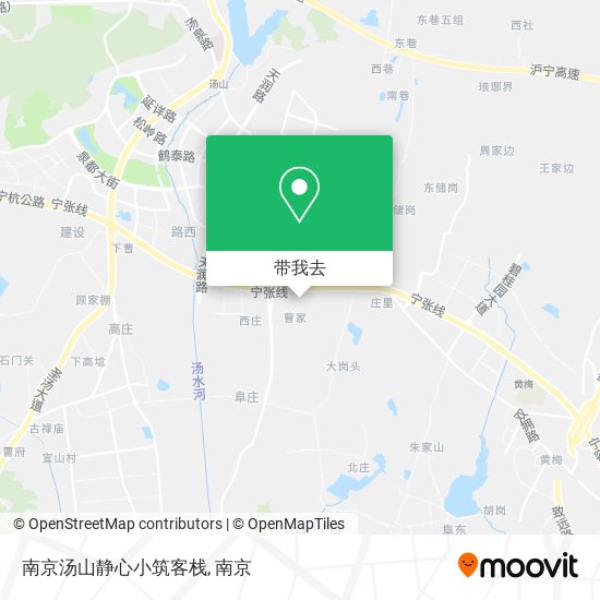 南京汤山静心小筑客栈地图