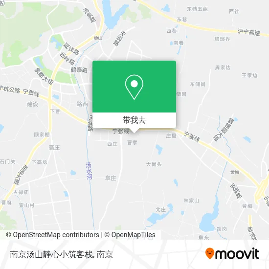 南京汤山静心小筑客栈地图