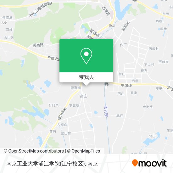 南京工业大学浦江学院(江宁校区)地图