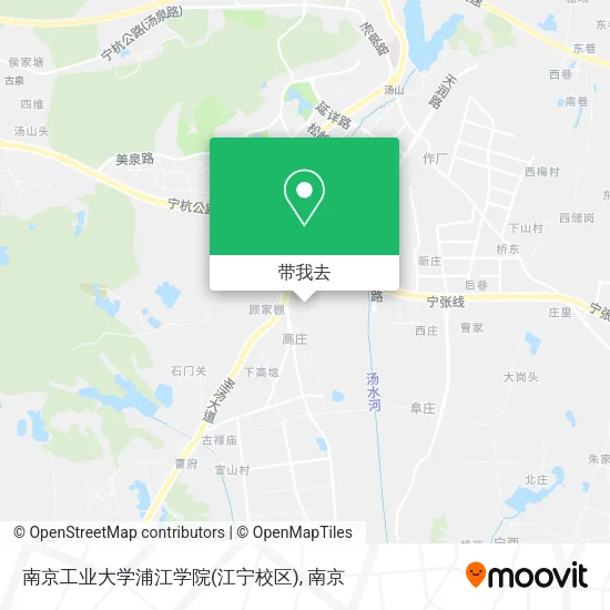 南京工业大学浦江学院(江宁校区)地图