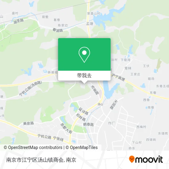 南京市江宁区汤山镇商会地图