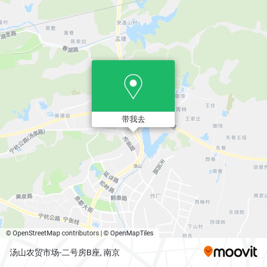 汤山农贸市场-二号房B座地图