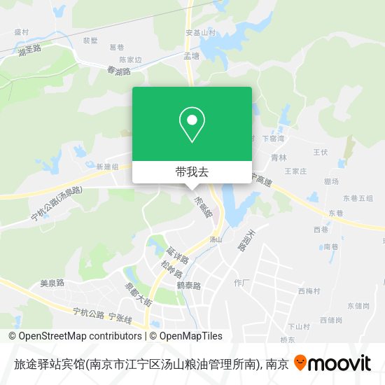 旅途驿站宾馆(南京市江宁区汤山粮油管理所南)地图