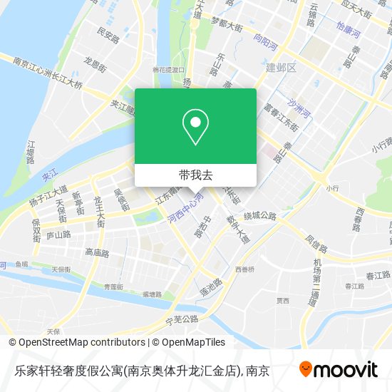 乐家轩轻奢度假公寓(南京奥体升龙汇金店)地图