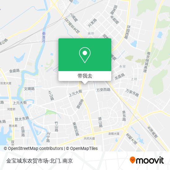 金宝城东农贸市场-北门地图