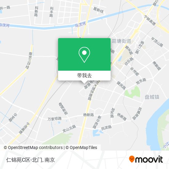 仁锦苑C区-北门地图