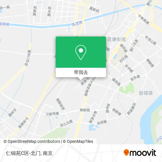 仁锦苑C区-北门地图