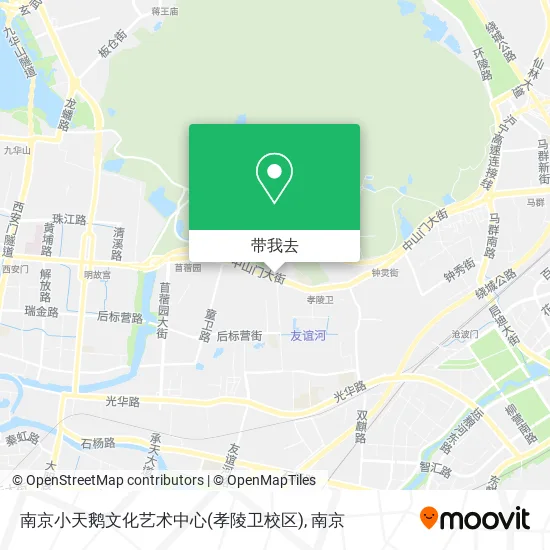 南京小天鹅文化艺术中心(孝陵卫校区)地图