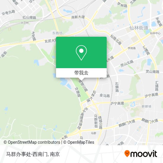 马群办事处-西南门地图