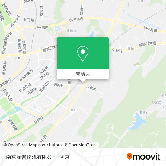 南京深普物流有限公司地图