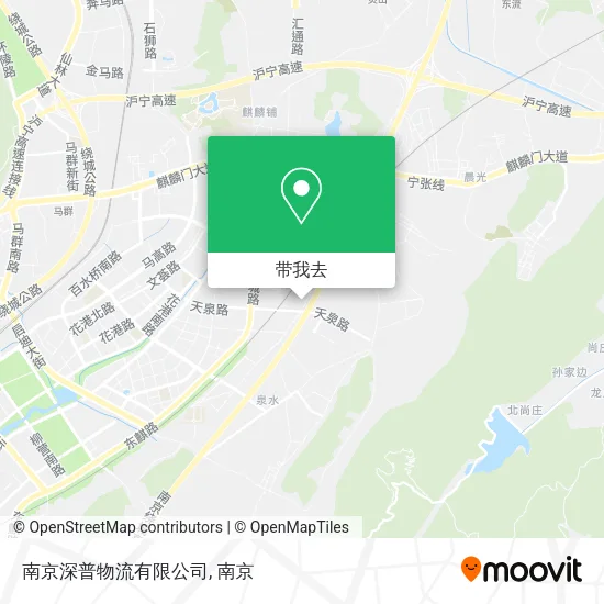 南京深普物流有限公司地图