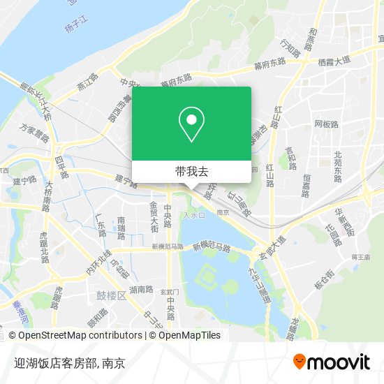 迎湖饭店客房部地图