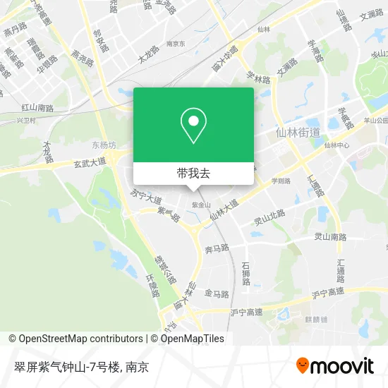 翠屏紫气钟山-7号楼地图