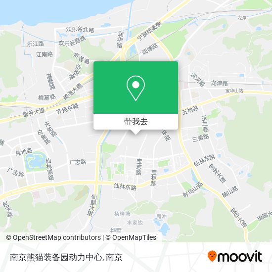 南京熊猫装备园动力中心地图
