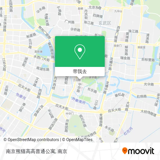 南京熊猫高高普通公寓地图