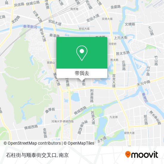 石柱街与顺泰街交叉口地图