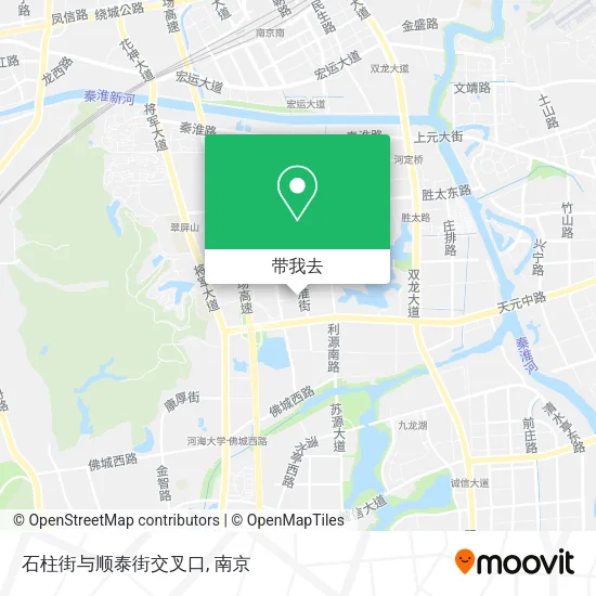 石柱街与顺泰街交叉口地图