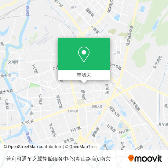 普利司通车之翼轮胎服务中心(湖山路店)地图