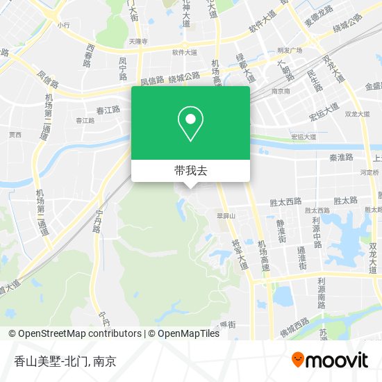 香山美墅-北门地图