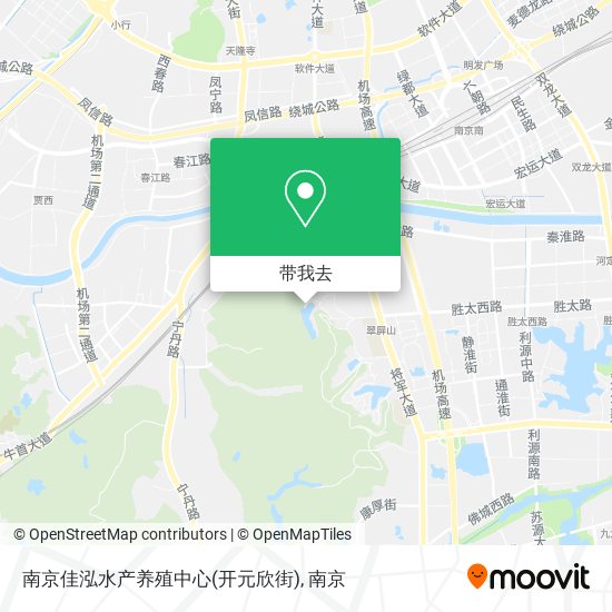 南京佳泓水产养殖中心(开元欣街)地图