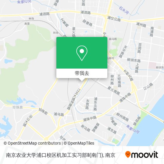 南京农业大学浦口校区机加工实习部Ⅱ(南门)地图