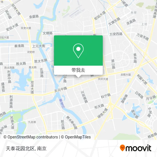 天泰花园北区地图