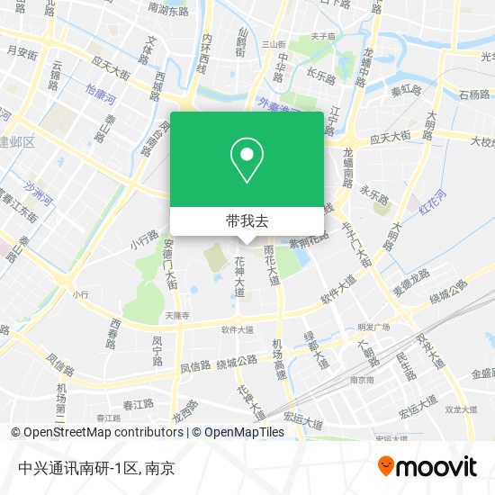 中兴通讯南研-1区地图