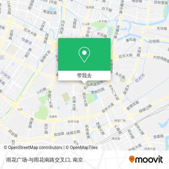 雨花广场-与雨花南路交叉口地图