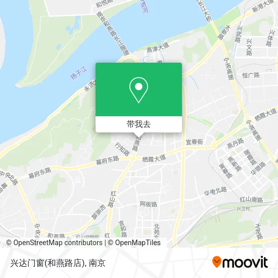 兴达门窗(和燕路店)地图